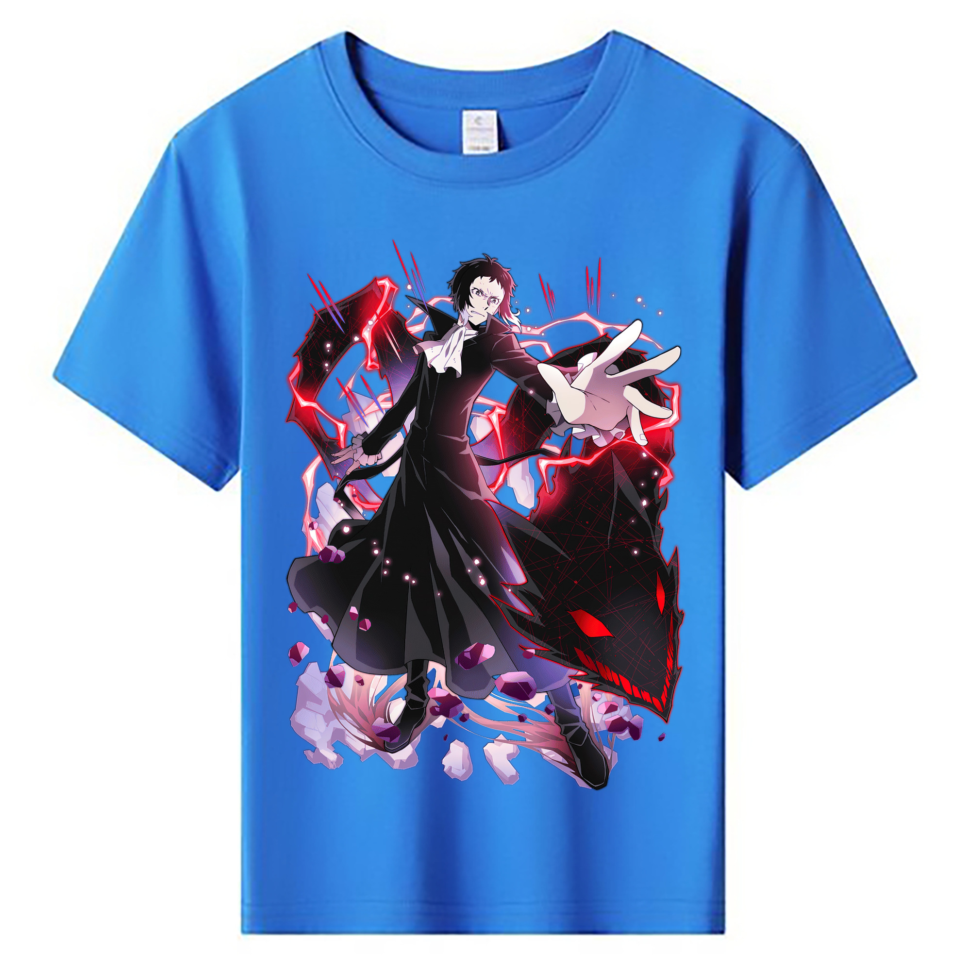 （画像用） 文豪ストレイドッグス Bungo Stray Dogs 綿100％キッズTシャツ（フロントプリント）